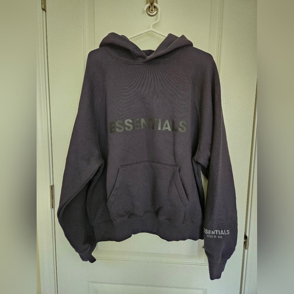 Essentials Navy Raglan Hoodie